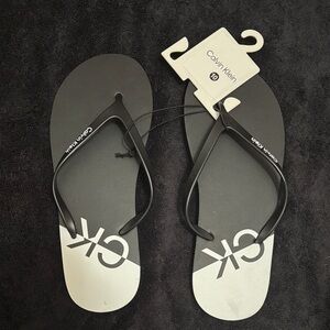 Calvin Klein Monochrome Flip Flops